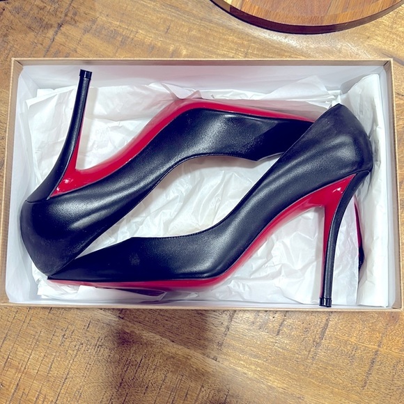Christian Louboutin Apostrophy Pump Black Size 39.5 - Picture 8 of 15